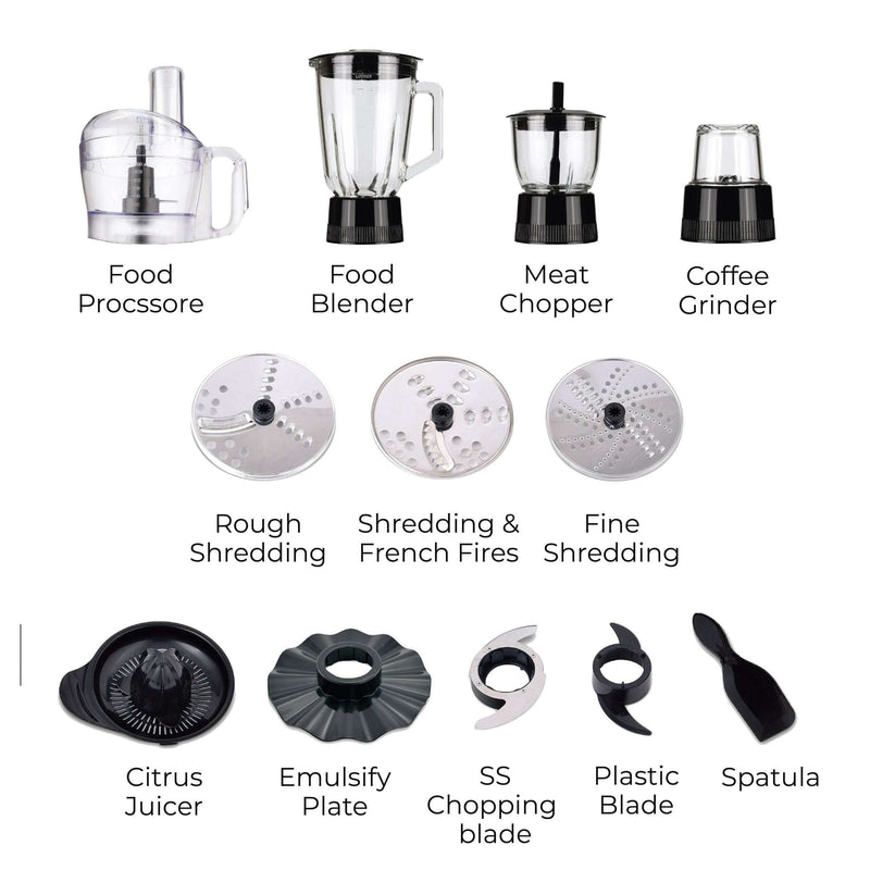 Multifunctional Food Processor – 1000W – 1.2L food processor Multifunctional Food Processor – 1000W – 1.2L Multifunctional Food Processor – 1000W – 1.2L Muller Koch