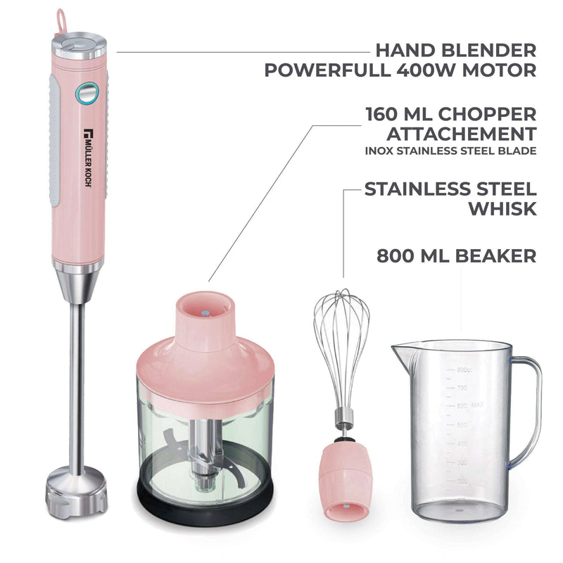 Hand Blender Set 4×1 – 400W Food Mixers & Blenders Hand Blender Set 4×1 – 400W Hand Blender Set 4×1 – 400W Muller Koch