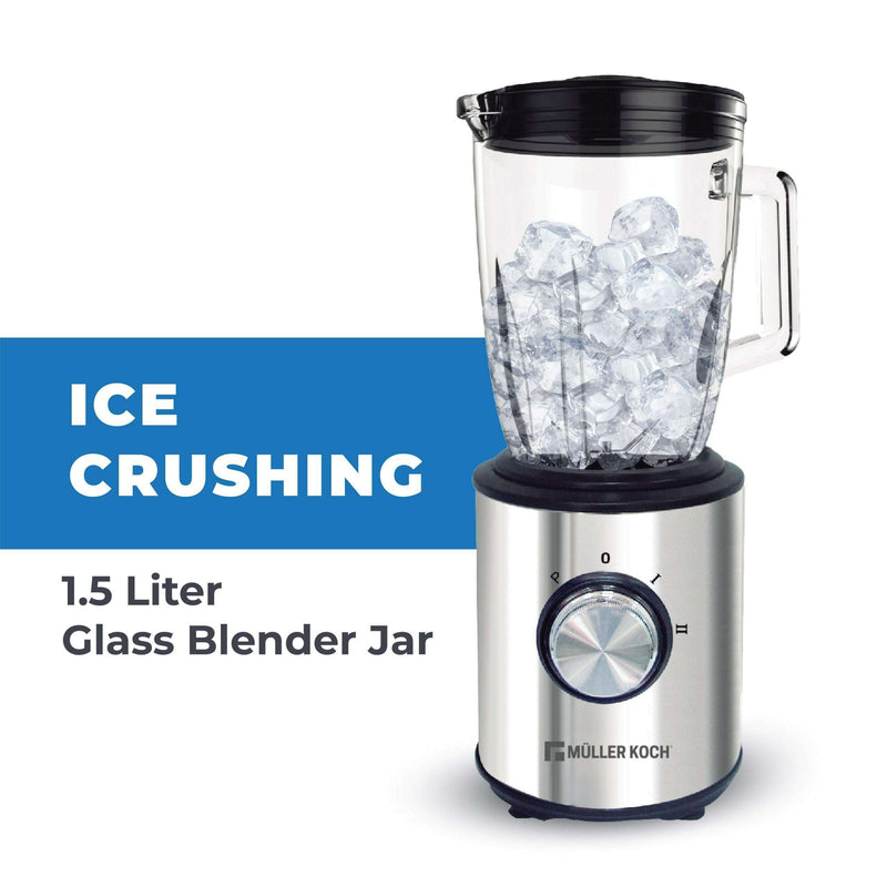 Glass Blender 1.5L – 600W Blender Glass Blender 1.5L – 600W Glass Blender 1.5L – 600W Muller Koch