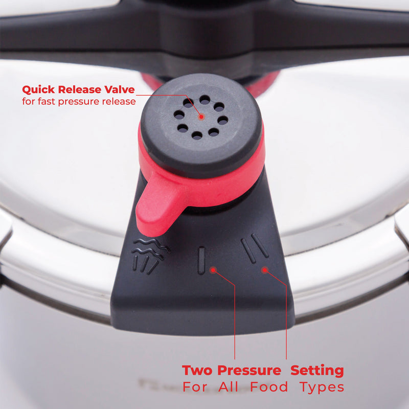 Stainless Steel Pressure Cooker – 6L Pressure cooker Stainless Steel Pressure Cooker – 6L Stainless Steel Pressure Cooker – 6L Muller Koch