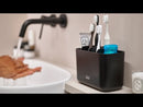 EasyStore™ Large Matt Black Toothbrush Holder
