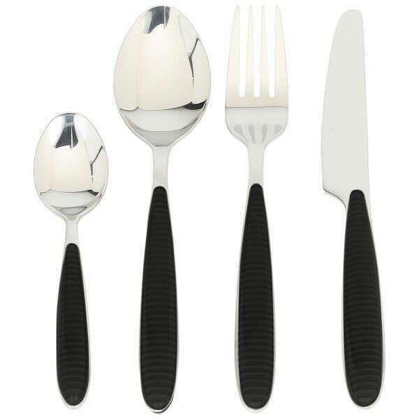 Cutlery Set - 24Pcs GRANCUCI NERO Cutlery Set Cutlery Set - 24Pcs GRANCUCI NERO Cutlery Set - 24Pcs GRANCUCI NERO Tognana