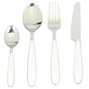 The German Outlet, Tognana, Cutlery Set - 24Pcs GLOSSY GRANCUCI BIANCO
