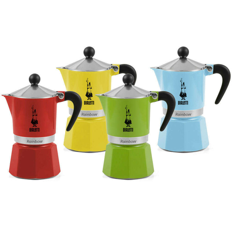 Rainbow Collection, Aluminum Espresso Maker coffee maker Rainbow Collection, Aluminum Espresso Maker Rainbow Collection, Aluminum Espresso Maker Bialetti