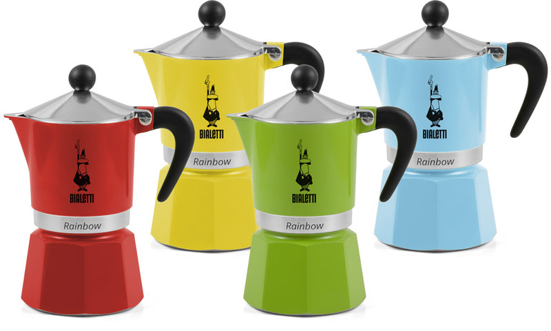 Rainbow aluminum espresso maker coffee maker Rainbow aluminum espresso maker Rainbow aluminum espresso maker Bialetti