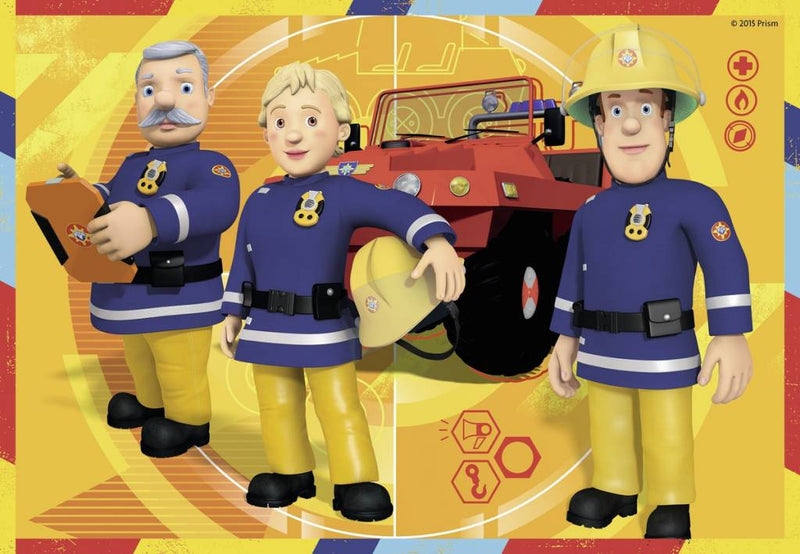 2x 12 Pieces Puzzle, Fireman SAM in action  2x 12 Pieces Puzzle, Fireman SAM in action 2x 12 Pieces Puzzle, Fireman SAM in action The German Outlet