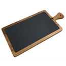 Wooden Board with Natural Slate Serving Platters Wooden Board with Natural Slate Wooden Board with Natural Slate Quality Wood