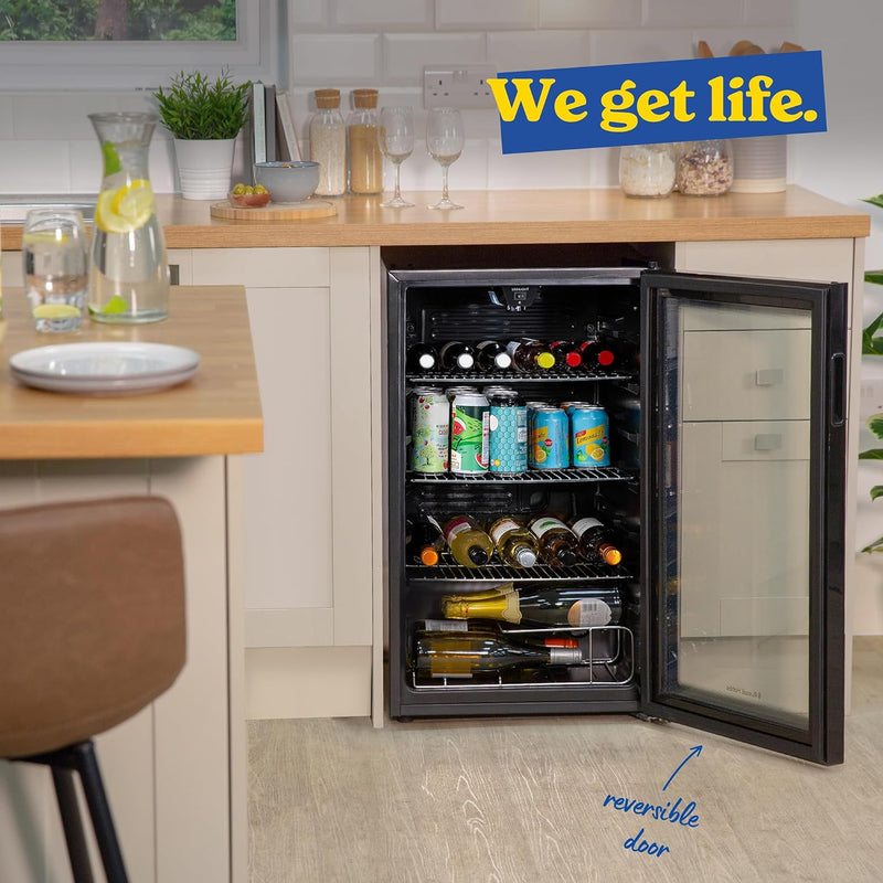 FreeStanding Bottles Cooler Fridge + Free Crepe Maker Wine Cooler FreeStanding Bottles Cooler Fridge + Free Crepe Maker FreeStanding Bottles Cooler Fridge + Free Crepe Maker Russell Hobbs