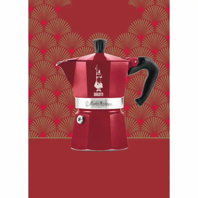 Deco Glamor Red Moka Express coffee maker Deco Glamor Red Moka Express Deco Glamor Red Moka Express Bialetti