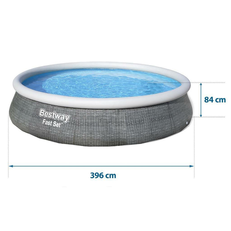 Pool Set Fast 3.96 m x 84 cm home pool Pool Set Fast 3.96 m x 84 cm Pool Set Fast 3.96 m x 84 cm Bestway