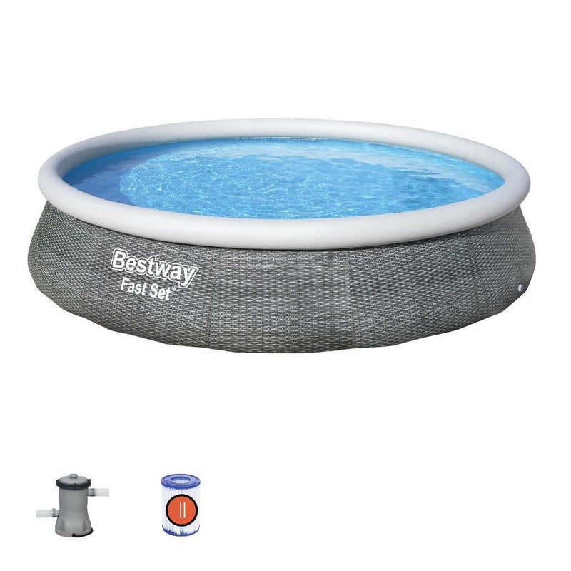 Pool Set Fast 3.96 m x 84 cm home pool Pool Set Fast 3.96 m x 84 cm Pool Set Fast 3.96 m x 84 cm Bestway