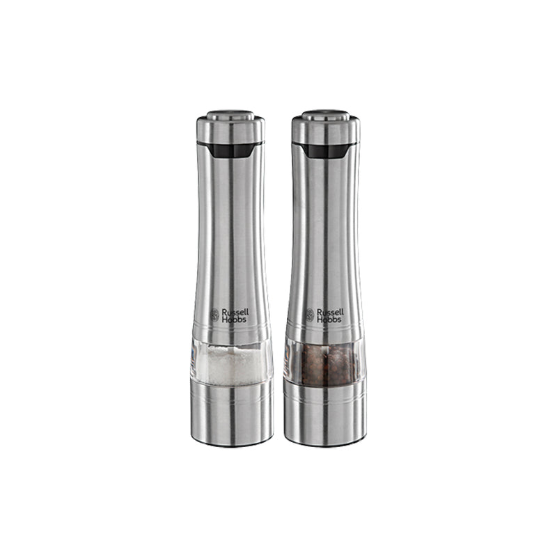 Stainless Steel Salt & Pepper Grinder Salt & Pepper Shakers Stainless Steel Salt & Pepper Grinder Stainless Steel Salt & Pepper Grinder Russell Hobbs