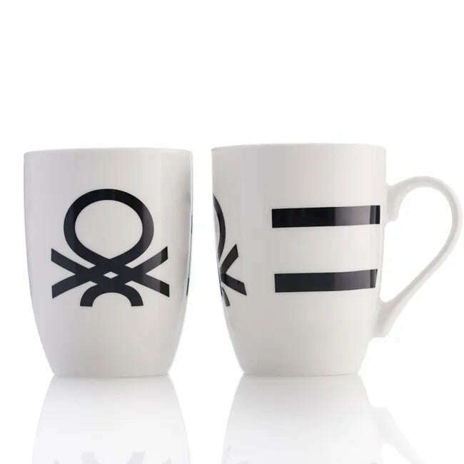 Black&White Collection, Set of 4 Mugs Mugs Black&White Collection, Set of 4 Mugs Black&White Collection, Set of 4 Mugs United Colors of Benetton