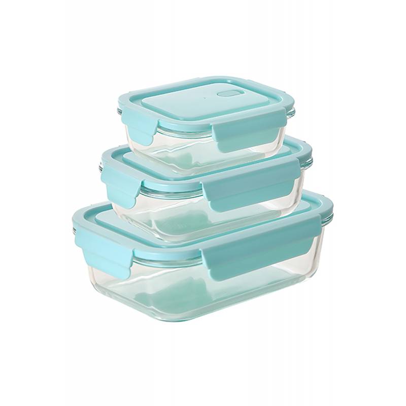 Set of 3 Rectangular Food Containers Food containers Set of 3 Rectangular Food Containers Set of 3 Rectangular Food Containers San Ignacio