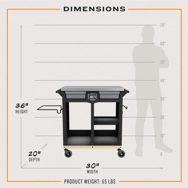 Oklahoma Joe’s® Workstation Dlx Prep & Storage Cart Outdoor Barbque Oklahoma Joe’s® Workstation Dlx Prep & Storage Cart Oklahoma Joe’s® Workstation Dlx Prep & Storage Cart CharBroil