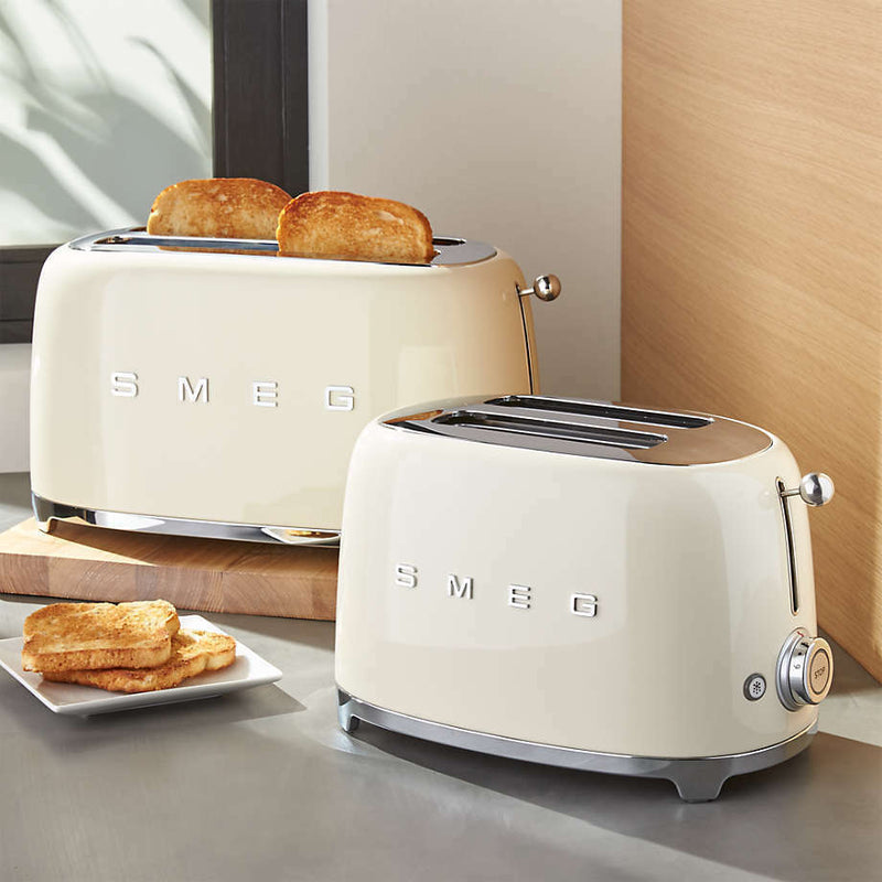 Toaster 2 slice, Cream Toasters Toaster 2 slice, Cream Toaster 2 slice, Cream Smeg