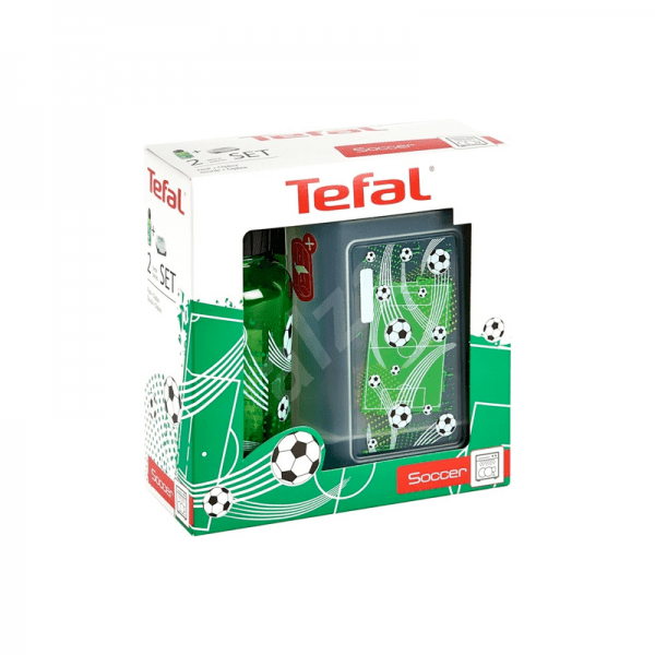 Lunch Box + Flask - Soccer Feeding Bottles Lunch Box + Flask - Soccer Lunch Box + Flask - Soccer Tefal