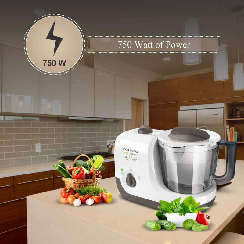 Steam Robot, 750W, 1.7L food processor Steam Robot, 750W, 1.7L Steam Robot, 750W, 1.7L Taurus