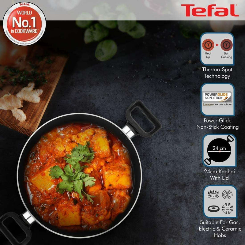 G6 Delicia Kadhai 28cm + Glass Lid Cooking Pot G6 Delicia Kadhai 28cm + Glass Lid G6 Delicia Kadhai 28cm + Glass Lid Tefal