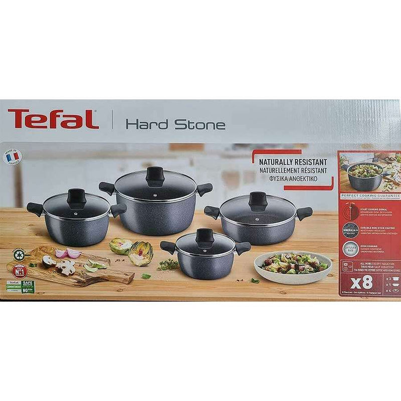 G6 Hard Stone - 8pcs Set Cookware Sets G6 Hard Stone - 8pcs Set G6 Hard Stone - 8pcs Set Tefal