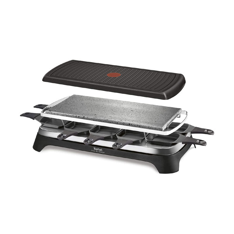 Pierrade 3 in 1 Raclette for 10 Persons Raclette Pierrade 3 in 1 Raclette for 10 Persons Pierrade 3 in 1 Raclette for 10 Persons Tefal