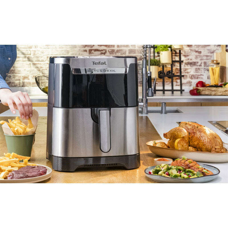 Easy Fry XXL 6.5L Stainless Steel Air Fryer Air fryer Easy Fry XXL 6.5L Stainless Steel Air Fryer Easy Fry XXL 6.5L Stainless Steel Air Fryer Tefal