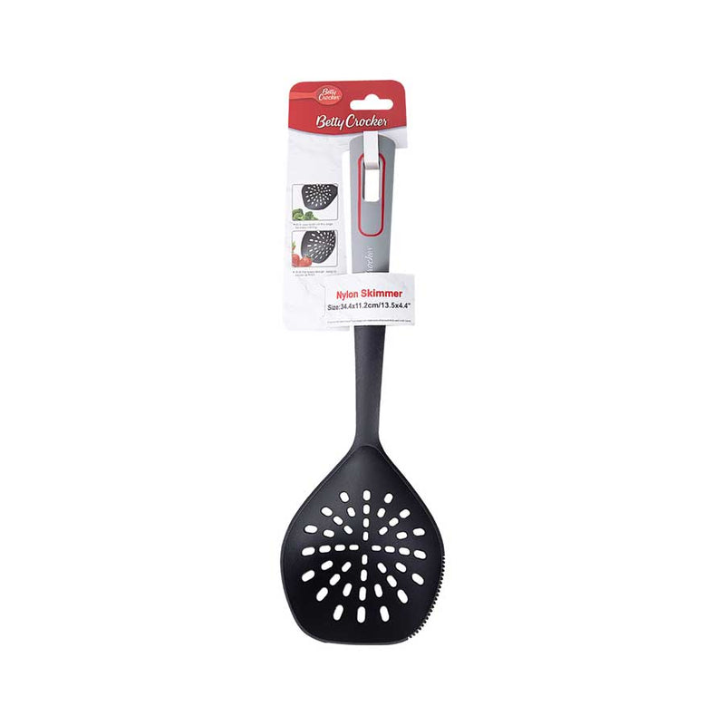 Nylon Skimmer With TPR Handle Cooking Utensils Nylon Skimmer With TPR Handle Nylon Skimmer With TPR Handle Betty Crocker