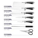 8 Pcs Kitchen Set With Acrylic Stand knives set 8 Pcs Kitchen Set With Acrylic Stand 8 Pcs Kitchen Set With Acrylic Stand Muller Koch