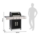 REXON S/S Flex  3.1- 3 Burner Gas BBQ Outdoor Barbque REXON S/S Flex  3.1- 3 Burner Gas BBQ REXON S/S Flex  3.1- 3 Burner Gas BBQ Landmann