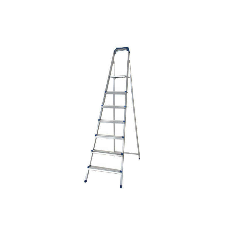 Ladder 6 Steps Aluminum + Platform Ladder Ladder 6 Steps Aluminum + Platform Ladder 6 Steps Aluminum + Platform Zilan