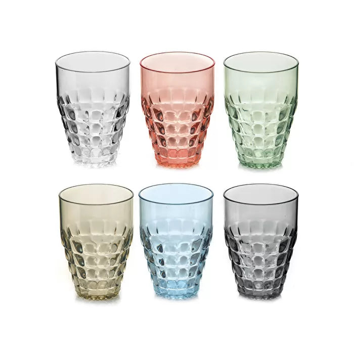 Colorful Set of 6 Glasses  Colorful Set of 6 Glasses Colorful Set of 6 Glasses Guzzini