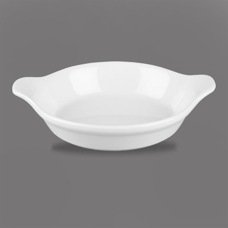 Cook & Serve/Eared Dish - Round White
