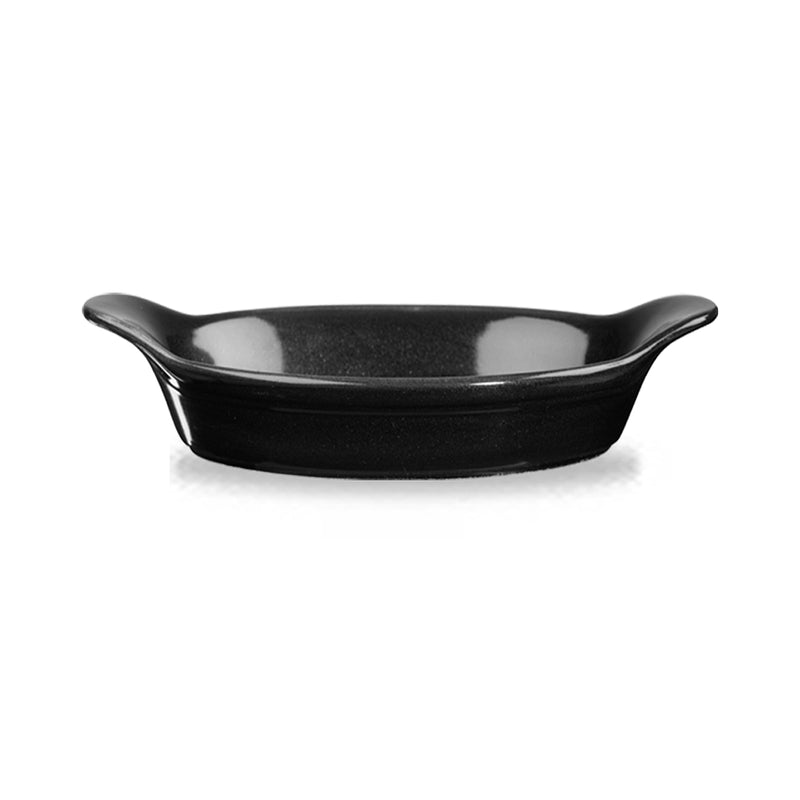 Cook & Serve/Eared Dish/Cookware - Round Black