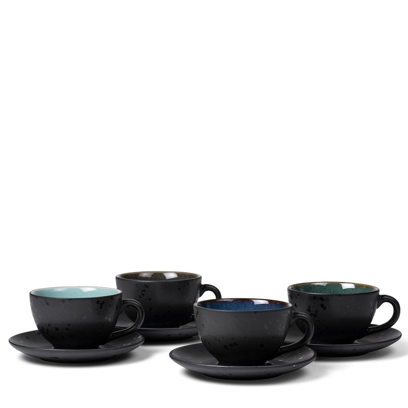 Cups with Saucers 24cl - 4 Pieces Coffee & Tea Cups Cups with Saucers 24cl - 4 Pieces Cups with Saucers 24cl - 4 Pieces Bitz