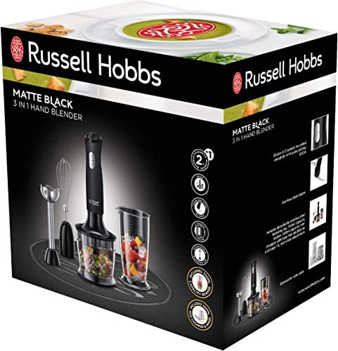 3 in 1 Hand Blender with Accessories Food Mixers & Blenders 3 in 1 Hand Blender with Accessories 3 in 1 Hand Blender with Accessories Russell Hobbs
