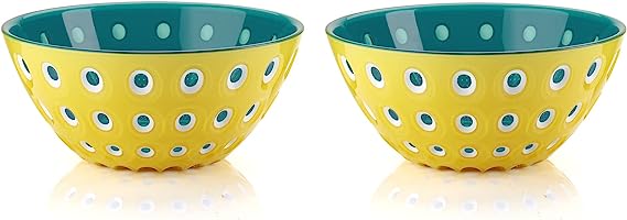 LE MURRINE Yellow Small Bowl Set of 2  LE MURRINE Yellow Small Bowl Set of 2 LE MURRINE Yellow Small Bowl Set of 2 Guzzini
