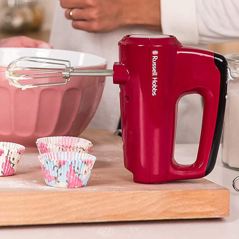 Desire Red  Hand Mixer Cake Mixer Desire Red  Hand Mixer Desire Red  Hand Mixer Russell Hobbs