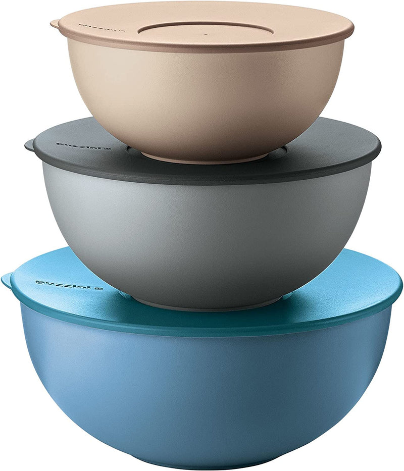 My Kitchen Bowl with Lid - Set of 3 Bowls My Kitchen Bowl with Lid - Set of 3 My Kitchen Bowl with Lid - Set of 3 Guzzini