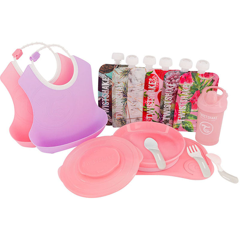 Tableware Bundle for Girls Infant Feeding Tableware Bundle for Girls Tableware Bundle for Girls Twistshake
