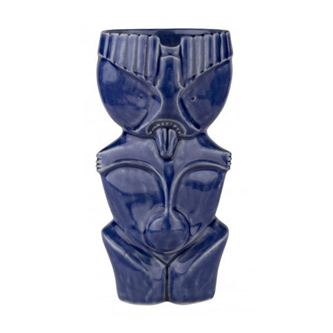 Tiki Mug Luna 300ml- Blue Glazing Ceramic