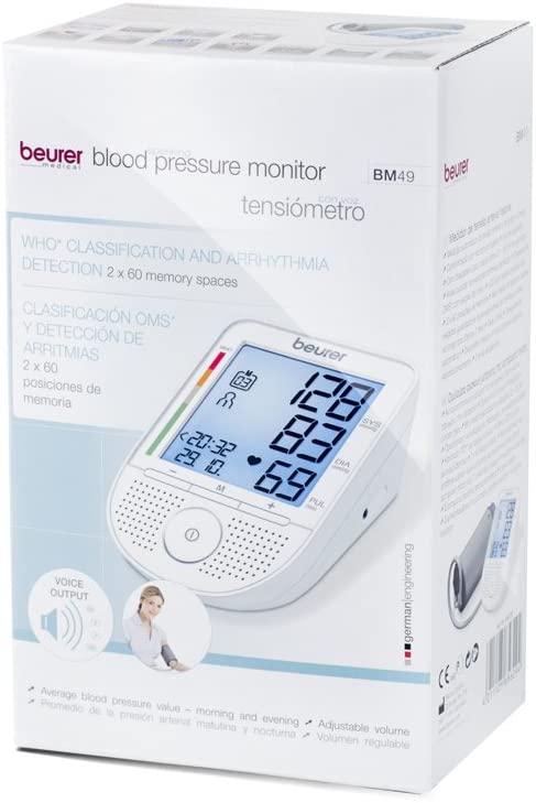 Speaking Upper Arm Blood Pressure Monitor Blood Pressure Monitors Speaking Upper Arm Blood Pressure Monitor Speaking Upper Arm Blood Pressure Monitor Beurer