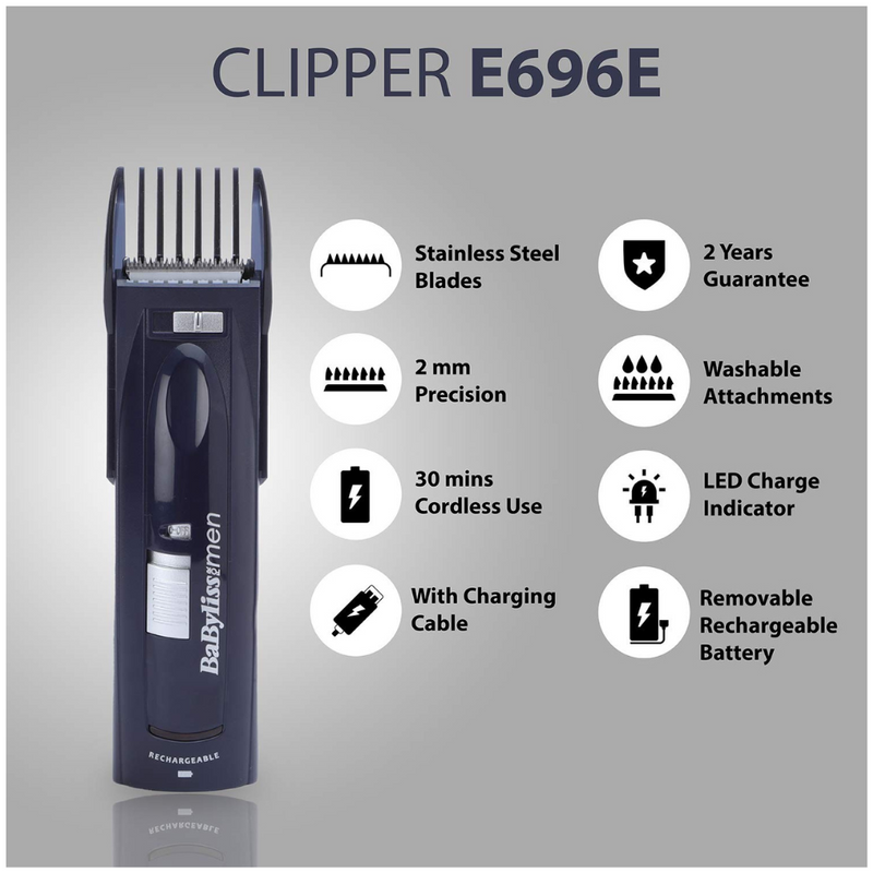 Rechargeable Hair Trimmer Hair Clippers & Trimmers Rechargeable Hair Trimmer Rechargeable Hair Trimmer BabyLiss