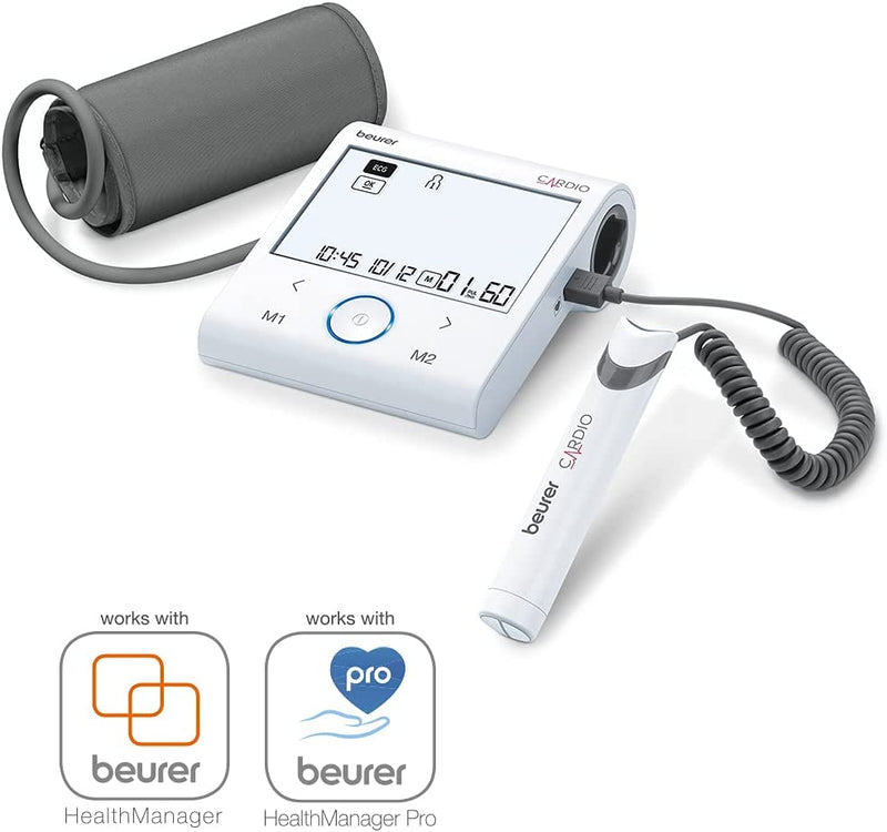 Cardio Blood Pressure Monitor with ECG function Blood Pressure Monitors Cardio Blood Pressure Monitor with ECG function Cardio Blood Pressure Monitor with ECG function Beurer