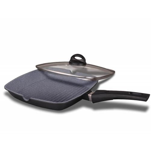 Non-Stick Grill Pan with Lid – 28 cm Griddles & Grill Pans Non-Stick Grill Pan with Lid – 28 cm Non-Stick Grill Pan with Lid – 28 cm Dorsch
