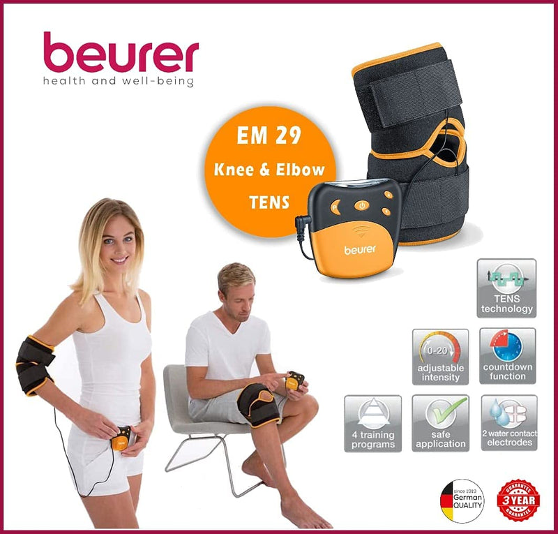 2-in-1 Knee and Elbow TENS Occupational & Physical Therapy Equipment 2-in-1 Knee and Elbow TENS 2-in-1 Knee and Elbow TENS Beurer