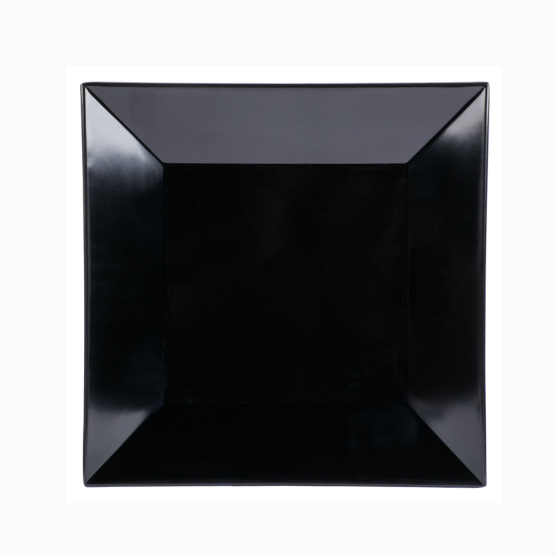 Square Platter - Black Melamine