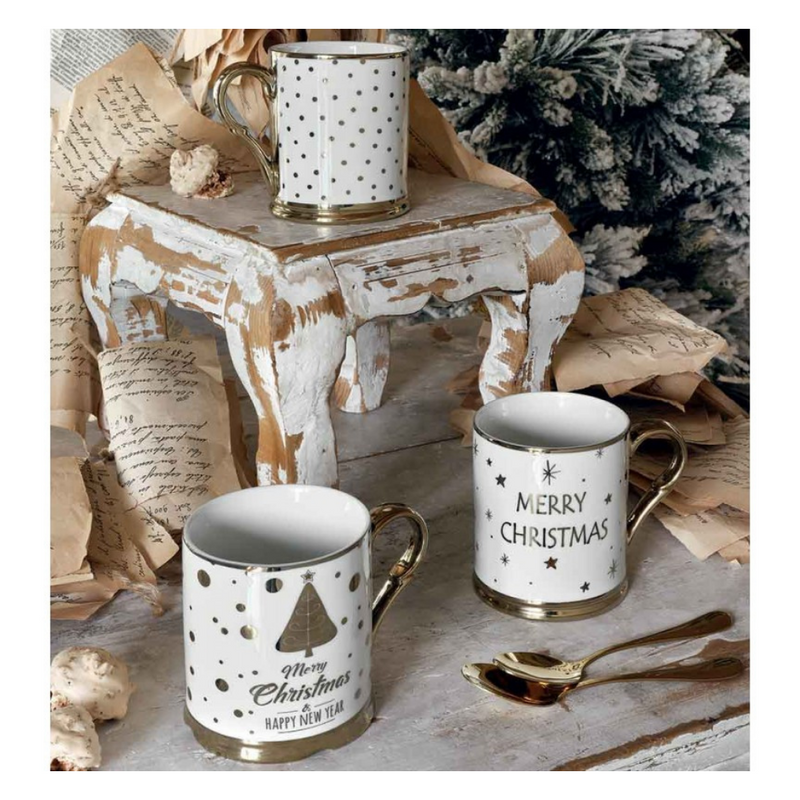 Set of 3 Pieces Christmas Mug Coffee & Tea Cups Set of 3 Pieces Christmas Mug Set of 3 Pieces Christmas Mug Tognana