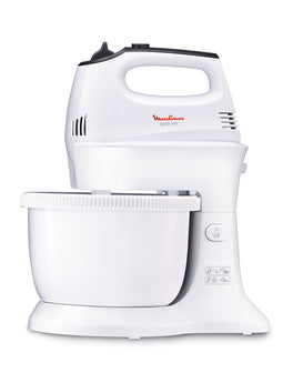 QuickMix Hand Mixer with rotating Stand-Bowl Food Mixers & Blenders QuickMix Hand Mixer with rotating Stand-Bowl QuickMix Hand Mixer with rotating Stand-Bowl moulinex