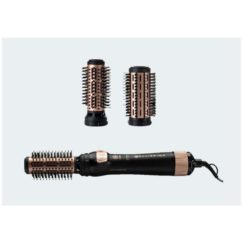 Rotating Hot Air Brush with ions and ceramic coating hair brush Rotating Hot Air Brush with ions and ceramic coating Rotating Hot Air Brush with ions and ceramic coating Bellissima