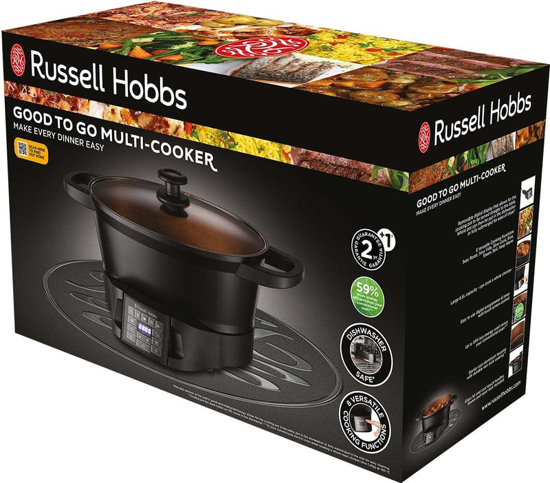 Good-to-Go Multi-cooker Food Cookers & Steamers Good-to-Go Multi-cooker Good-to-Go Multi-cooker Russell Hobbs